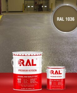 Sơn sàn công nghiệp chống trơn trượt RAL RAFLOOR ANTI-SLIP 1036 3 B17 Son san chong tron truot RAL 1036