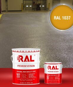 Sơn sàn công nghiệp chống trơn trượt RAL RAFLOOR ANTI-SLIP 1037 3 B17 Son san chong tron truot RAL 1037