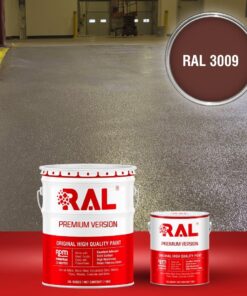 Sơn sàn công nghiệp chống trơn trượt RAL RAFLOOR ANTI-SLIP 3009 3 B17 Son san chong tron truot RAL 3009