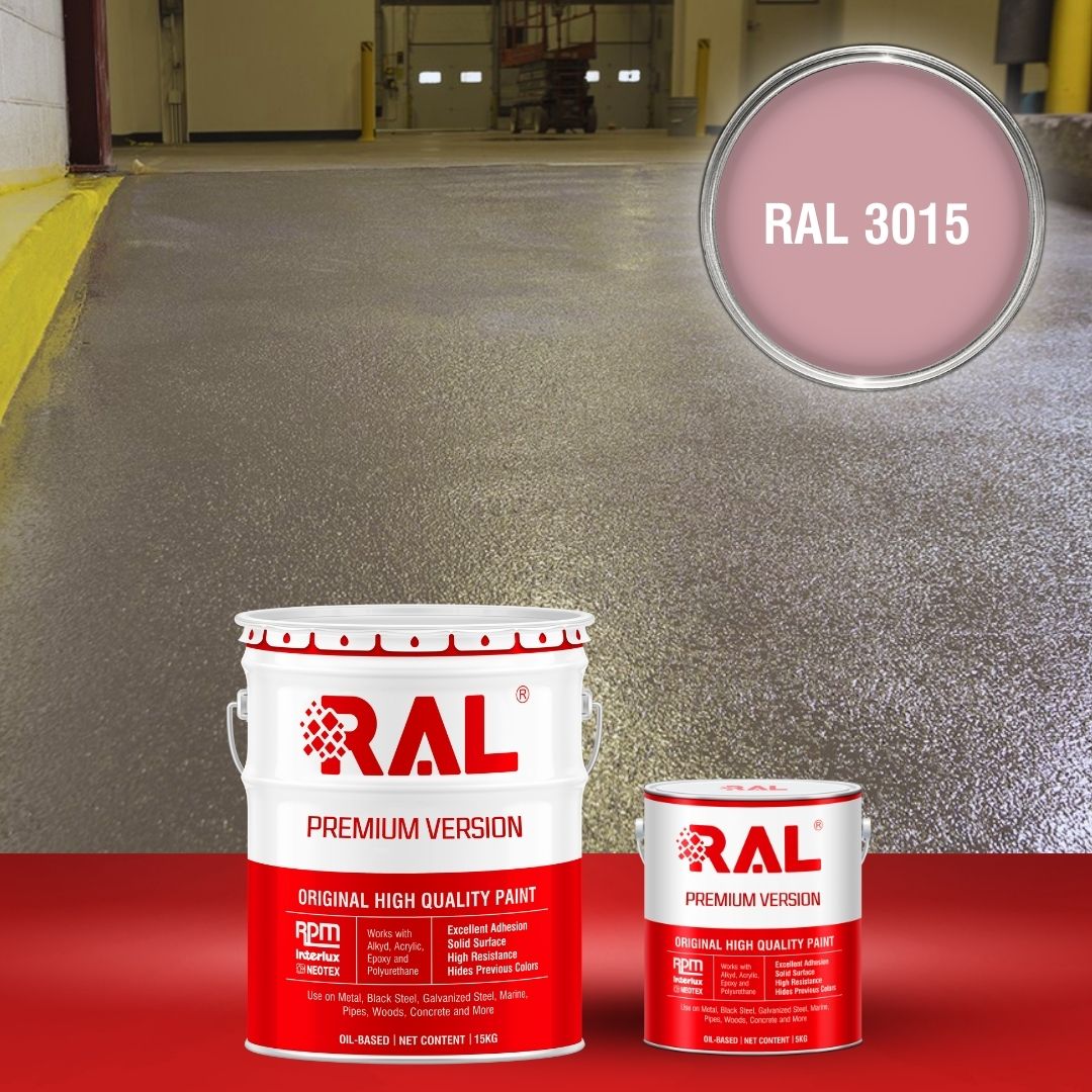 Sơn sàn công nghiệp chống trơn trượt RAL RAFLOOR ANTI-SLIP 3015 2 B17 Son san chong tron truot RAL 3015