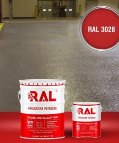 Sơn sàn công nghiệp chống trơn trượt RAL RAFLOOR ANTI-SLIP 3028 3 B17 Son san chong tron truot RAL 3028