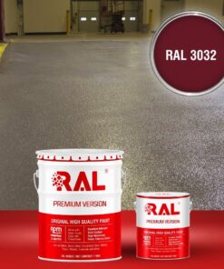 Sơn sàn công nghiệp chống trơn trượt RAL RAFLOOR ANTI-SLIP 3032 3 B17 Son san chong tron truot RAL 3032