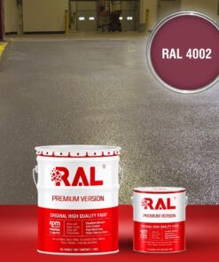 Sơn sàn công nghiệp chống trơn trượt RAL RAFLOOR ANTI-SLIP 4002 3 B17 Son san chong tron truot RAL 4002