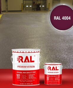 Sơn sàn công nghiệp chống trơn trượt RAL RAFLOOR ANTI-SLIP 4004 3 B17 Son san chong tron truot RAL 4004