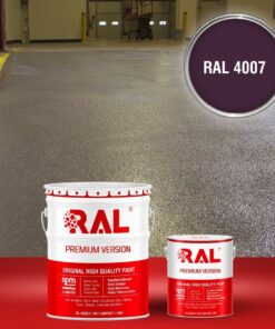 Sơn sàn công nghiệp chống trơn trượt RAL RAFLOOR ANTI-SLIP 4007 3 B17 Son san chong tron truot RAL 4007