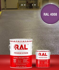 Sơn sàn công nghiệp chống trơn trượt RAL RAFLOOR ANTI-SLIP 4008 3 B17 Son san chong tron truot RAL 4008