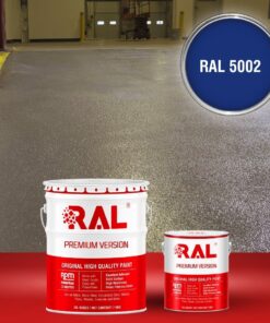 Sơn sàn công nghiệp chống trơn trượt RAL RAFLOOR ANTI-SLIP 5002 3 B17 Son san chong tron truot RAL 5002