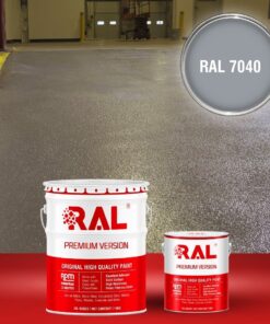 Sơn sàn công nghiệp chống trơn trượt RAL RAFLOOR ANTI-SLIP 7040 3 B17 Son san chong tron truot RAL 7040