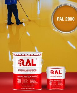 Sơn sàn công nghiệp Polyurethane hệ lăn RAL RAFLOOR SHIELD 2000 3 B7 Son san Polyurethane he lan RAL 2000