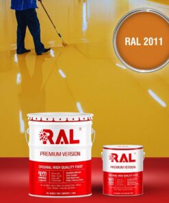 Sơn sàn công nghiệp Polyurethane hệ lăn RAL RAFLOOR SHIELD 2011 3 B7 Son san Polyurethane he lan RAL 2011