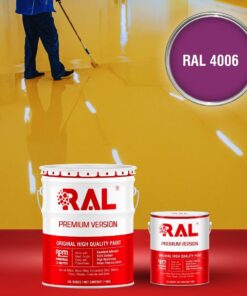 Sơn sàn công nghiệp Polyurethane hệ lăn RAL RAFLOOR SHIELD 4006 3 B7 Son san Polyurethane he lan RAL 4006