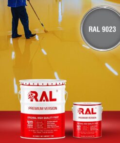 Sơn sàn công nghiệp Polyurethane hệ lăn RAL RAFLOOR SHIELD 9023 3 B7 Son san Polyurethane he lan RAL 9023