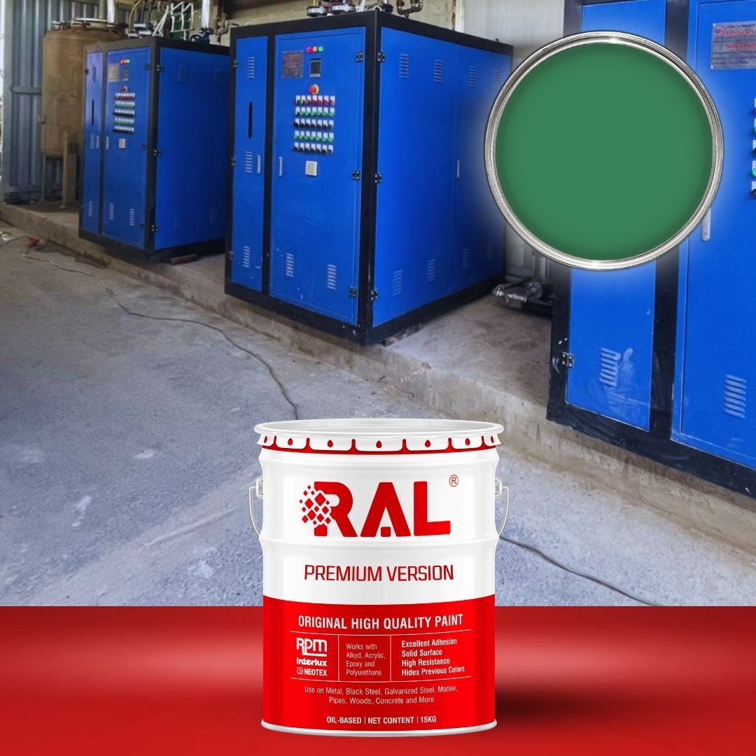 Sơn sắt thép công nghiệp Alkyd kinh tế RAL RAKYD 6024 1 A7 Son cong nghiep Alkyd kinh te RAL 6024