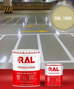 Sơn sàn Garage ô tô PU tự san RAL GARAGE SHIELD SL 1000 3 B19 Son san Garage PU tu san RAL 1000