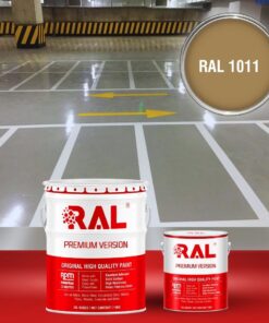 Sơn sàn Garage ô tô PU tự san RAL GARAGE SHIELD SL 1011 3 B19 Son san Garage PU tu san RAL 1011