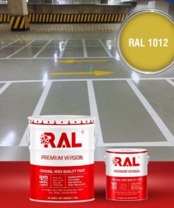 Sơn sàn Garage ô tô PU tự san RAL GARAGE SHIELD SL 1012 3 B19 Son san Garage PU tu san RAL 1012