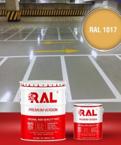 Sơn sàn Garage ô tô PU tự san RAL GARAGE SHIELD SL 1017 3 B19 Son san Garage PU tu san RAL 1017