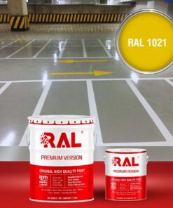 Sơn sàn Garage ô tô PU tự san RAL GARAGE SHIELD SL 1021 3 B19 Son san Garage PU tu san RAL 1021