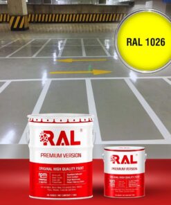 Sơn sàn Garage ô tô PU tự san RAL GARAGE SHIELD SL 1026 3 B19 Son san Garage PU tu san RAL 1026