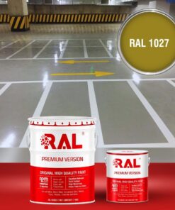 Sơn sàn Garage ô tô PU tự san RAL GARAGE SHIELD SL 1027 3 B19 Son san Garage PU tu san RAL 1027 1