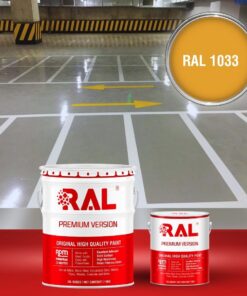 Sơn sàn Garage ô tô PU tự san RAL GARAGE SHIELD SL 1033 3 B19 Son san Garage PU tu san RAL 1033
