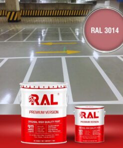 Sơn sàn Garage ô tô PU tự san RAL GARAGE SHIELD SL 3014 3 B19 Son san Garage PU tu san RAL 3014
