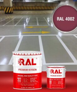 Sơn sàn Garage ô tô PU tự san RAL GARAGE SHIELD SL 4002 3 B19 Son san Garage PU tu san RAL 4002