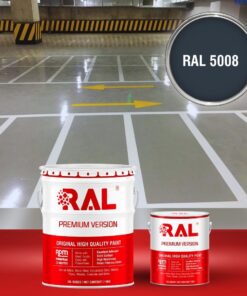 Sơn sàn Garage ô tô PU tự san RAL GARAGE SHIELD SL 5008 3 B19 Son san Garage PU tu san RAL 5008