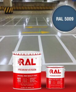 Sơn sàn Garage ô tô PU tự san RAL GARAGE SHIELD SL 5009 3 B19 Son san Garage PU tu san RAL 5009