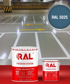 Sơn sàn Garage ô tô PU tự san RAL GARAGE SHIELD SL 5025 3 B19 Son san Garage PU tu san RAL 5025