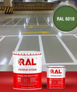 Sơn sàn Garage ô tô PU tự san RAL GARAGE SHIELD SL 6010 3 B19 Son san Garage PU tu san RAL 6010