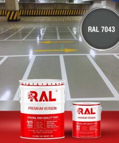 Sơn sàn Garage ô tô PU tự san RAL GARAGE SHIELD SL 7043 3 B19 Son san Garage PU tu san RAL 7043