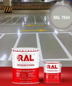 Sơn sàn Garage ô tô PU tự san RAL GARAGE SHIELD SL 7044 3 B19 Son san Garage PU tu san RAL 7044
