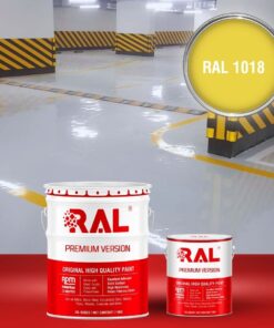 Sơn sàn Garage ô tô Epoxy tự san RAL GARAGE GUARD SL 1018 3 B20 Son san Garage Epoxy tu san RAL 1018