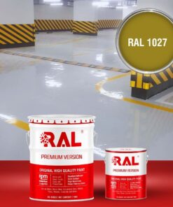 Sơn sàn Garage ô tô Epoxy tự san RAL GARAGE GUARD SL 1027 3 B20 Son san Garage Epoxy tu san RAL 1027