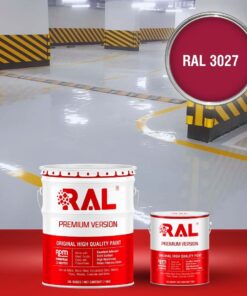 Sơn sàn Garage ô tô Epoxy tự san RAL GARAGE GUARD SL 3027 3 B20 Son san Garage Epoxy tu san RAL 3027