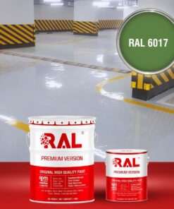 Sơn sàn Garage ô tô Epoxy tự san RAL GARAGE GUARD SL 6017 3 B20 Son san Garage Epoxy tu san RAL 6017