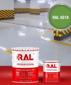 Sơn sàn Garage ô tô Epoxy tự san RAL GARAGE GUARD SL 6018 3 B20 Son san Garage Epoxy tu san RAL 6018