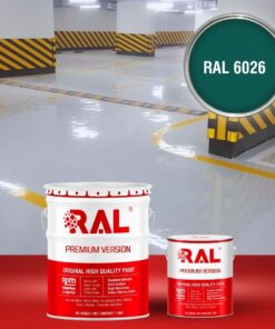 Sơn sàn Garage ô tô Epoxy tự san RAL GARAGE GUARD SL 6026 3 B20 Son san Garage Epoxy tu san RAL 6026