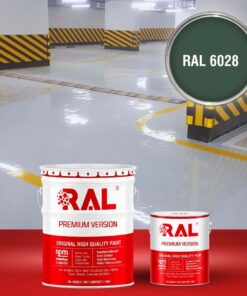 Sơn sàn Garage ô tô Epoxy tự san RAL GARAGE GUARD SL 6028 3 B20 Son san Garage Epoxy tu san RAL 6028