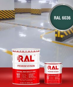 Sơn sàn Garage ô tô Epoxy tự san RAL GARAGE GUARD SL 6036 3 B20 Son san Garage Epoxy tu san RAL 6036