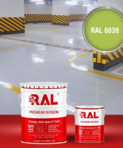 Sơn sàn Garage ô tô Epoxy tự san RAL GARAGE GUARD SL 6039 3 B20 Son san Garage Epoxy tu san RAL 6039