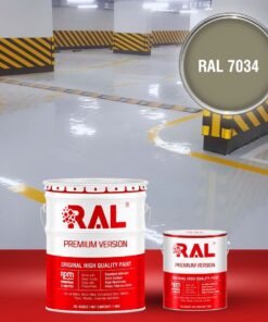 Sơn sàn Garage ô tô Epoxy tự san RAL GARAGE GUARD SL 7034 3 B20 Son san Garage Epoxy tu san RAL 7034