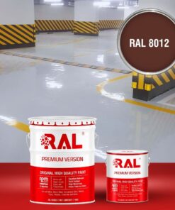 Sơn sàn Garage ô tô Epoxy tự san RAL GARAGE GUARD SL 8012 3 B20 Son san Garage Epoxy tu san RAL 8012