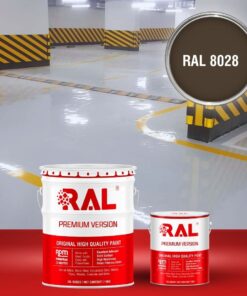 Sơn sàn Garage ô tô Epoxy tự san RAL GARAGE GUARD SL 8028 3 B20 Son san Garage Epoxy tu san RAL 8028