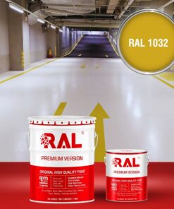 Sơn sàn Garage ô tô PU hệ lăn RAL GARAGE SHIELD 1032 3 B22 Son san Garage PU he lan RAL 1032