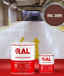 Sơn sàn Garage ô tô PU hệ lăn RAL GARAGE SHIELD 3009 3 B22 Son san Garage PU he lan RAL 3009