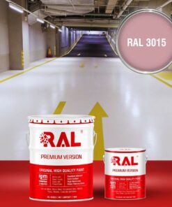 Sơn sàn Garage ô tô PU hệ lăn RAL GARAGE SHIELD 3015 3 B22 Son san Garage PU he lan RAL 3015