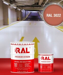 Sơn sàn Garage ô tô PU hệ lăn RAL GARAGE SHIELD 3022 3 B22 Son san Garage PU he lan RAL 3022