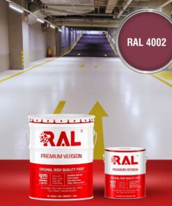 Sơn sàn Garage ô tô PU hệ lăn RAL GARAGE SHIELD 4002 3 B22 Son san Garage PU he lan RAL 4002